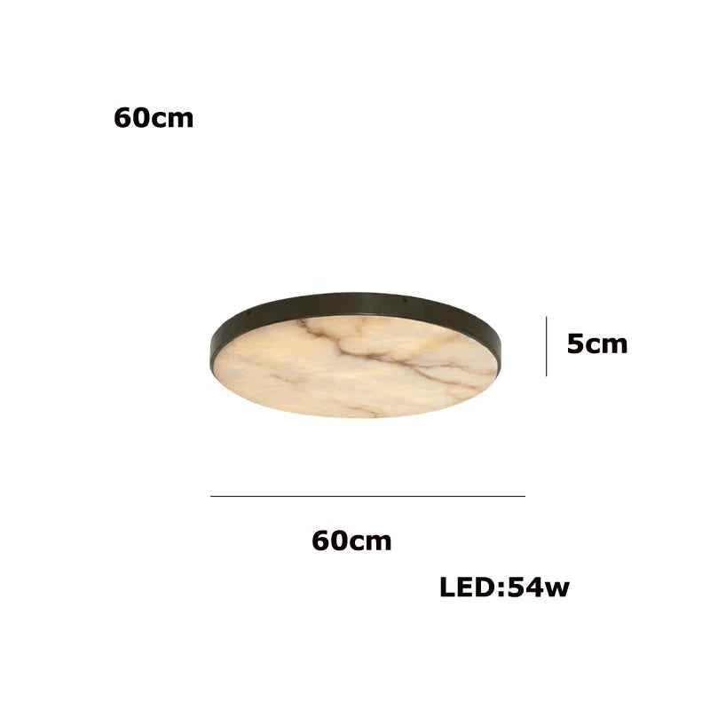 Round 20-80cm Marble Chandelier Alabaster Ceiling/Pendant Light