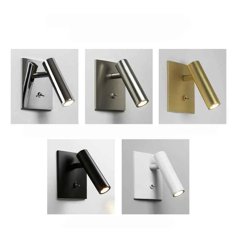 Veltrano Adjustable Spotlight Wall Sconce with Toggle Switch