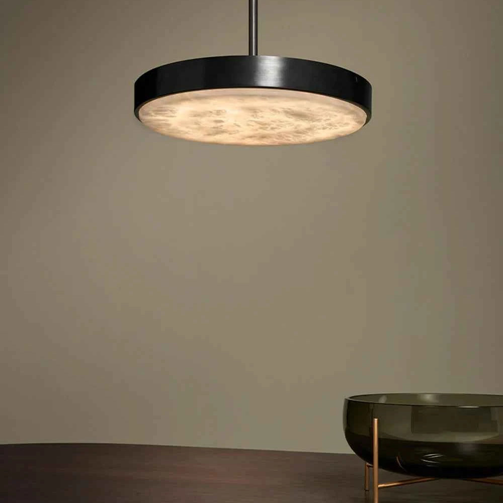 Round 20-80cm Marble Chandelier Alabaster Ceiling/Pendant Light