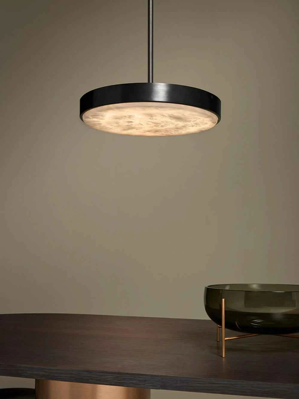 Round 20-80cm Marble Chandelier Alabaster Ceiling/Pendant Light