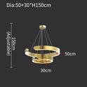 YLK - Halora Modern LED Ring Chandelier