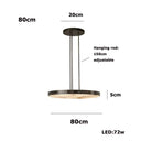 Round 20-80cm Marble Chandelier Alabaster Ceiling/Pendant Light