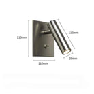 Veltrano Adjustable Spotlight Wall Sconce with Toggle Switch